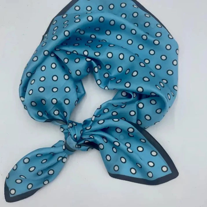 Turquoise Dot Wild Rag