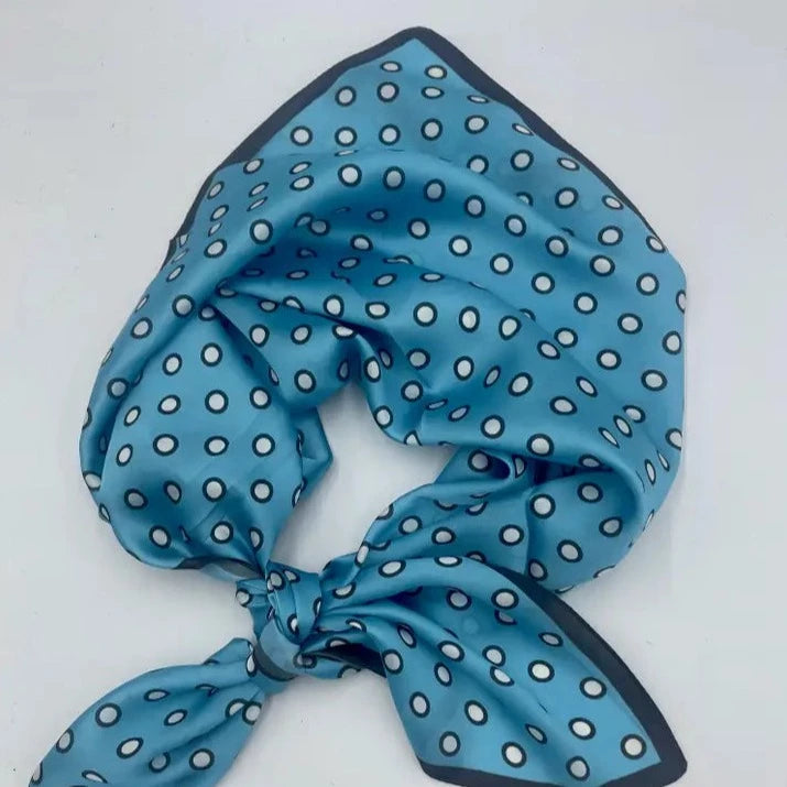 Turquoise Dot Wild Rag