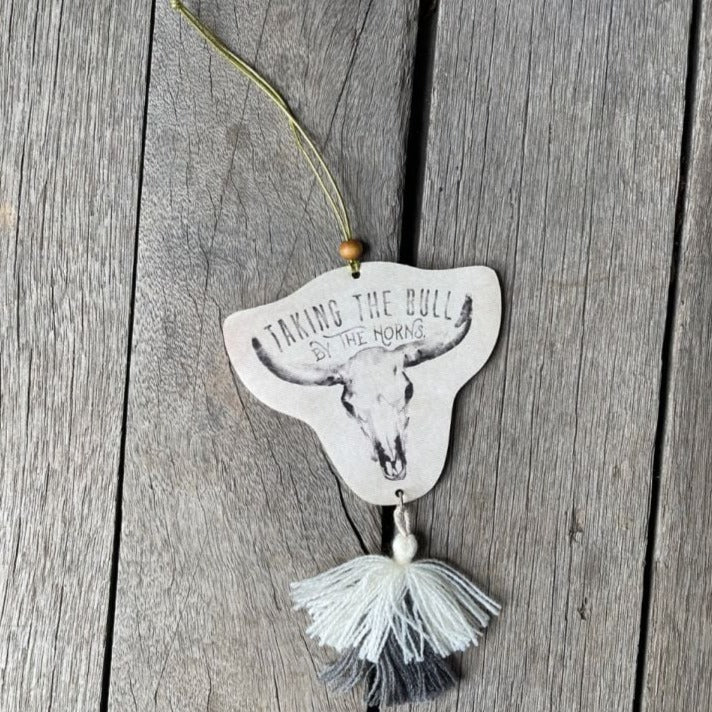 Taking The Bull By The Horns Air Freshener