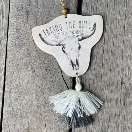 Taking The Bull By The Horns Air Freshener