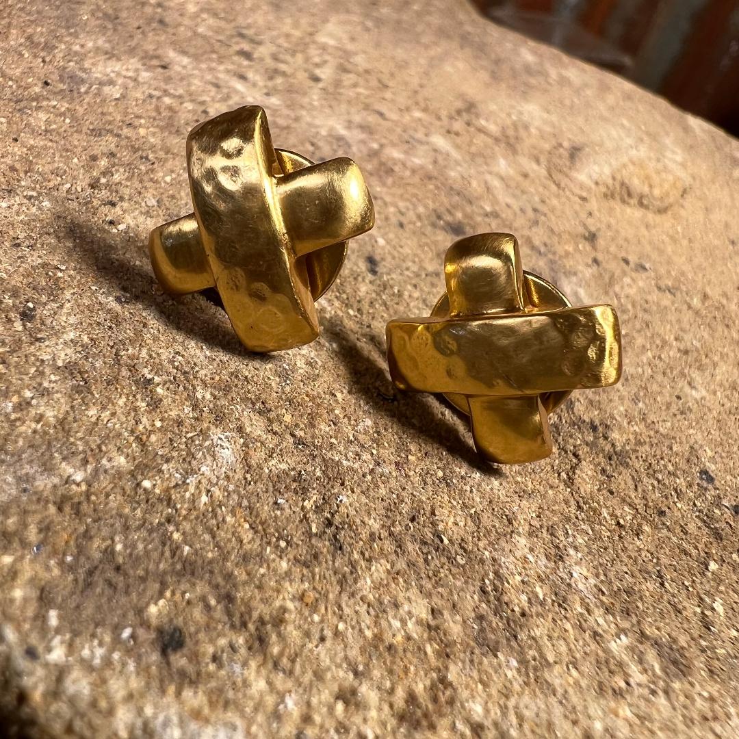 Catalina X Gold Studs