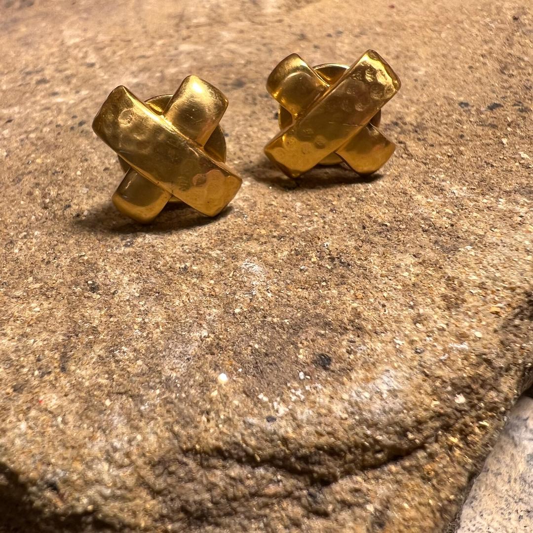 Catalina X Gold Studs
