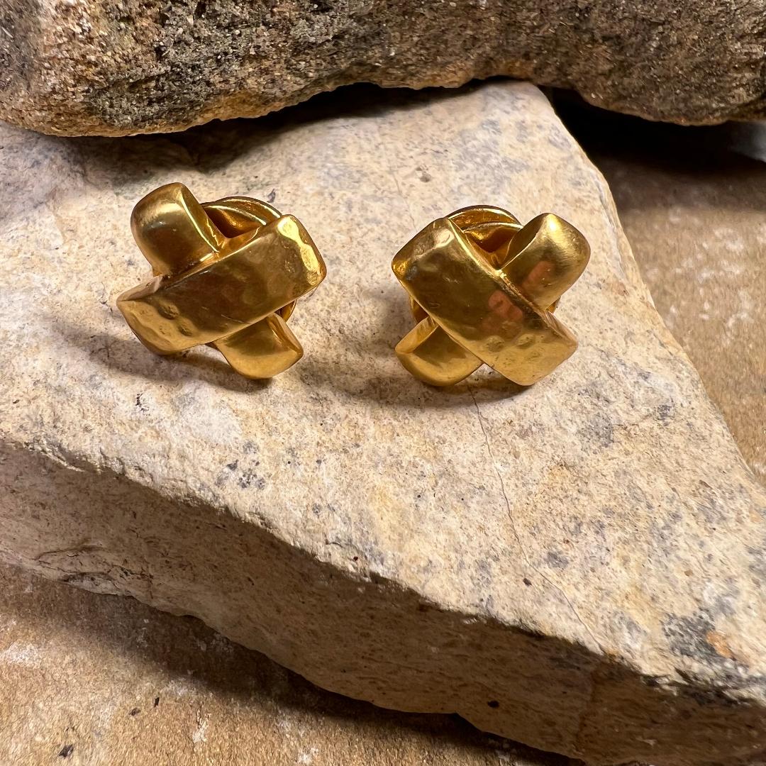 Catalina X Gold Studs