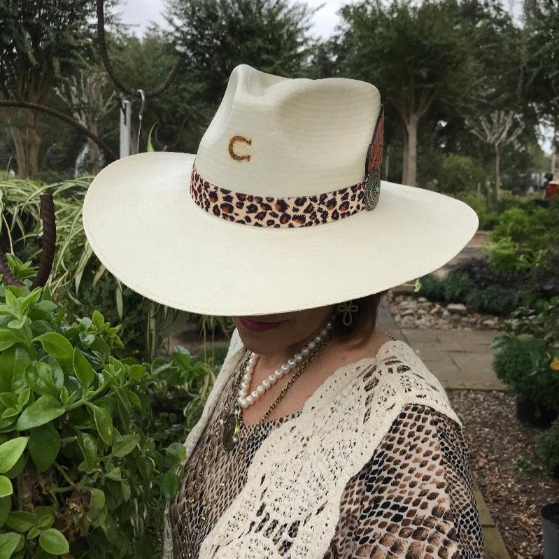 Heatseeker Leopard Straw Hat