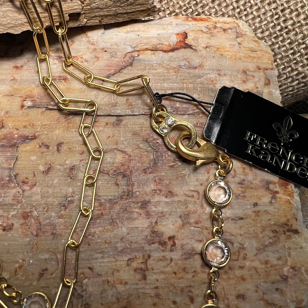 Austrian Crystal and Nantes Chain Necklace