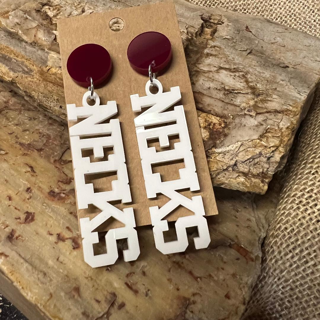 NECKS Dangle Acrylic Earrings