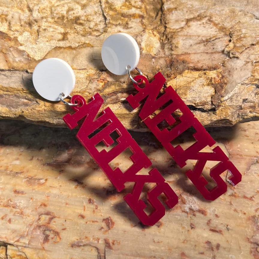 NECKS Dangle Acrylic Earrings