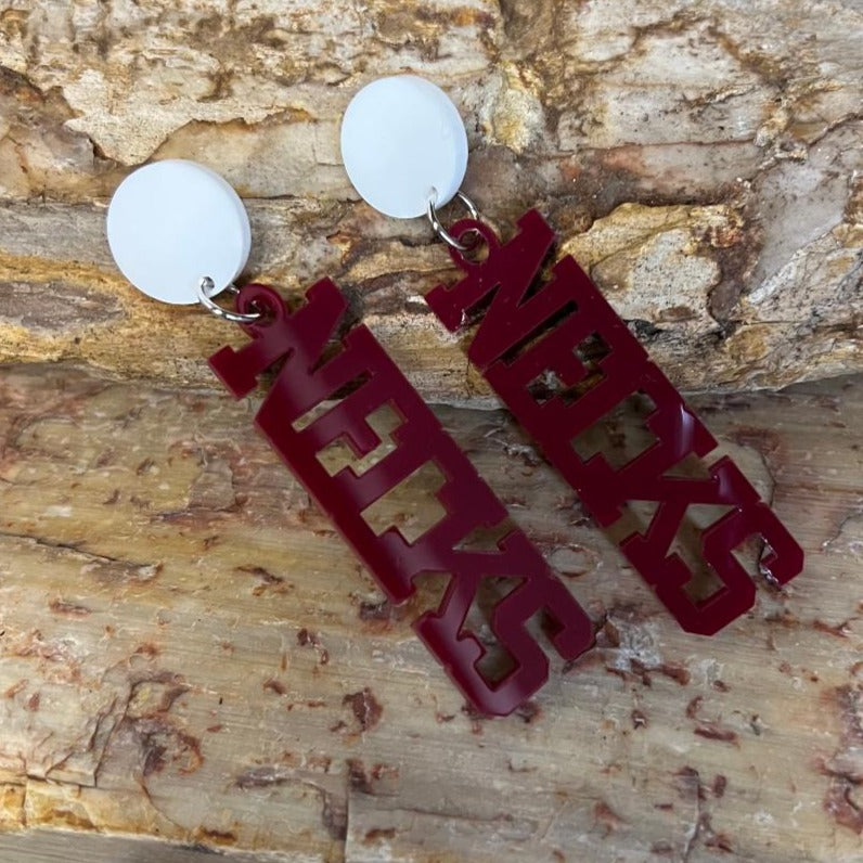 NECKS Dangle Acrylic Earrings