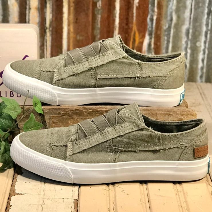 Marley Washed Canvas Slip On Sneaker