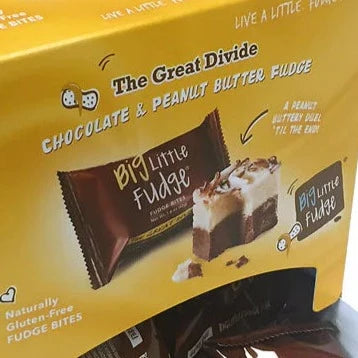 The Great Divide Big Little Chocolate and Peanut Butter Fudge Bites 1.6oz ea