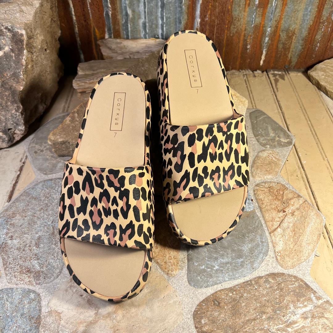 Popsicle Leopard Wedge