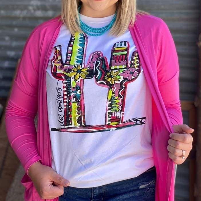 Poppin' Pink Kimono Cardigan