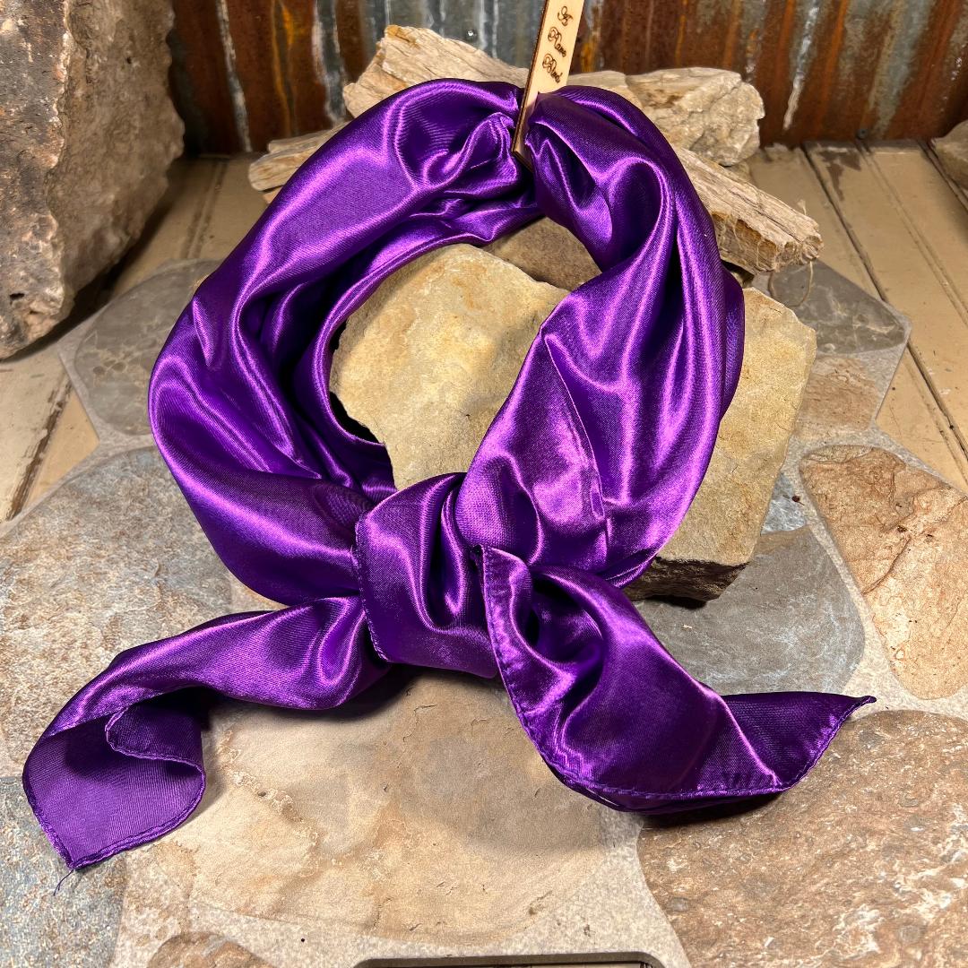 Vibrate Purple Shimmer Wild Rag