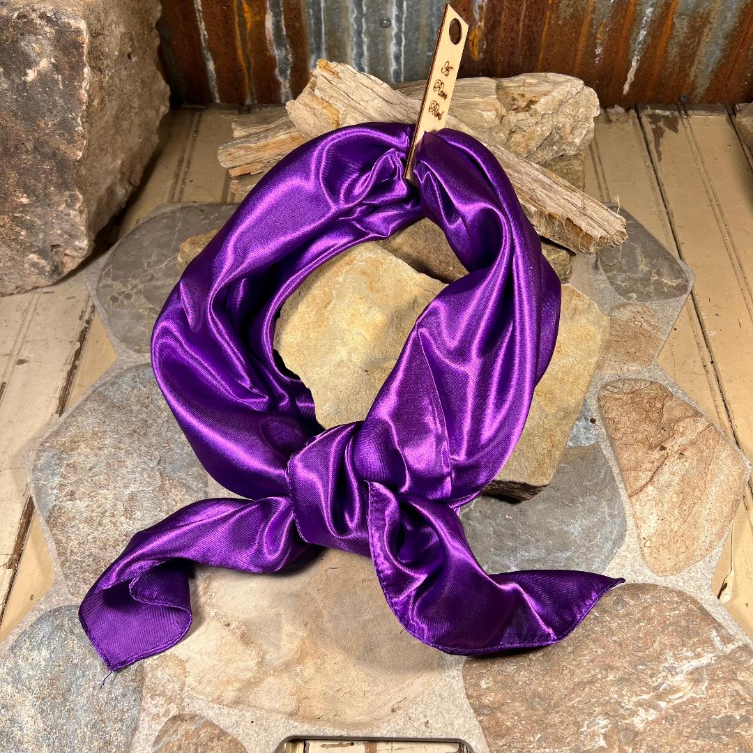 Vibrate Purple Shimmer Wild Rag