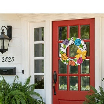 Flower Wreath Door Hanger