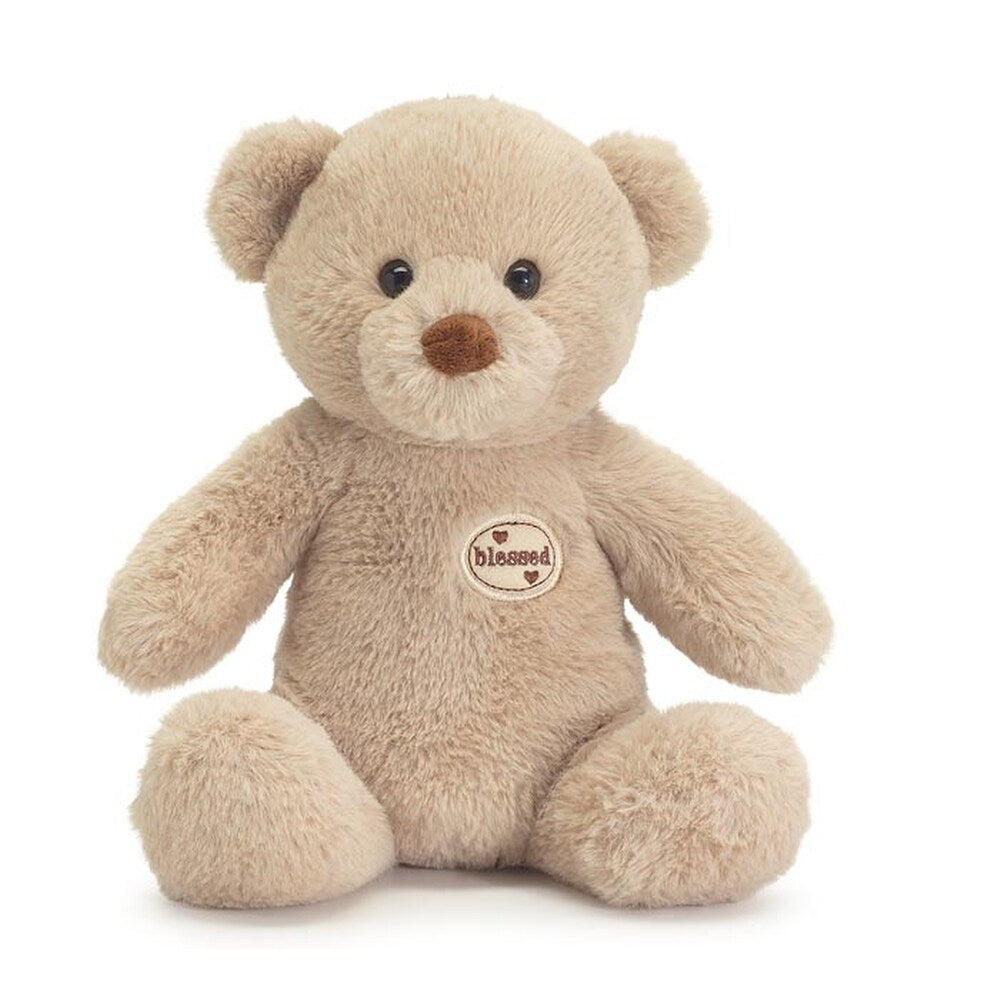Sitting Soft Taupe Fur Baby 10''