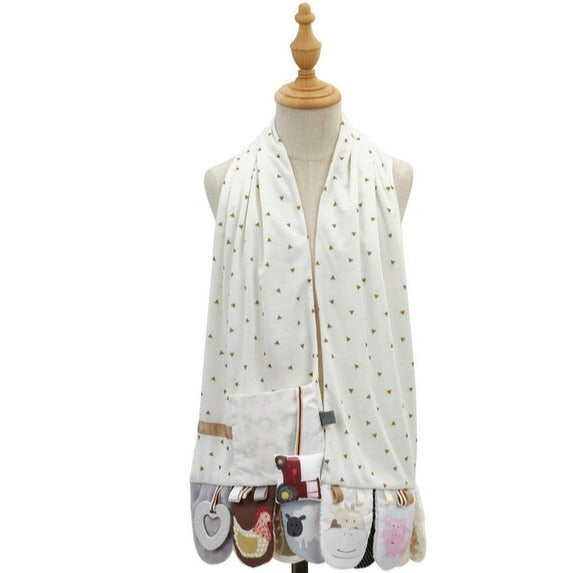 Mommy & Me Activity Scarf -Farm Animals