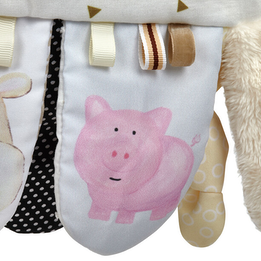 Mommy & Me Activity Scarf -Farm Animals