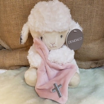 Jesus Loves Me Mechanical Lamb, Pink