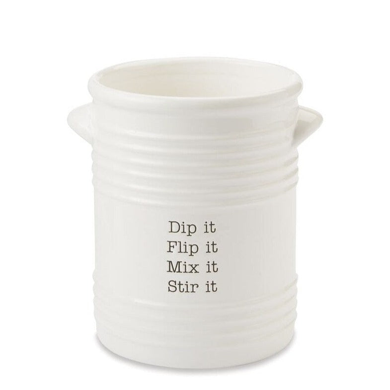 Ribbed Circa Utensil Crock Holder