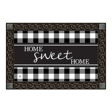 Black & White Check MatMate