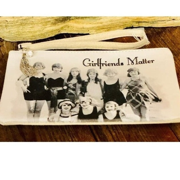 Girlfriends Matter Adorable Wristlet Purse