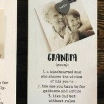 Magnetic Heart Graphic Grandpa Frame