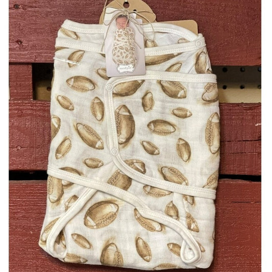 Football Swaddle Wrap