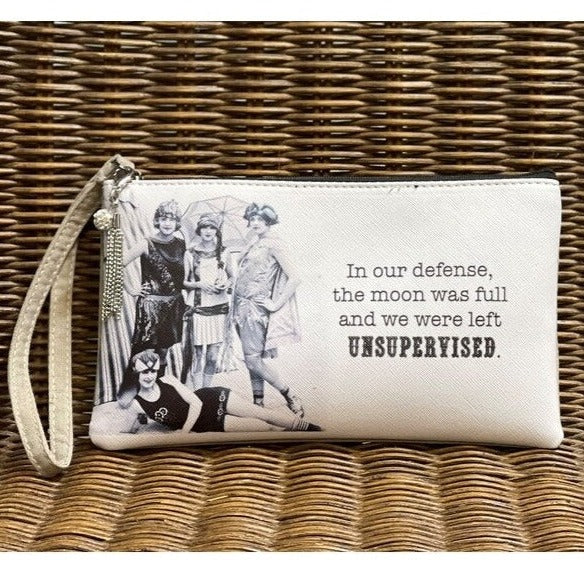 In Our Defense, the Moon was Full and... Adorable Wristlet Purse