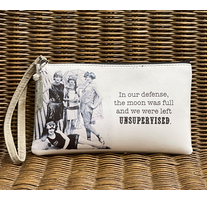 In Our Defense, the Moon was Full and... Adorable Wristlet Purse