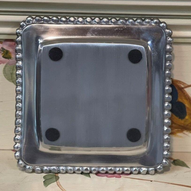 J Initial Metal Trinket Tray