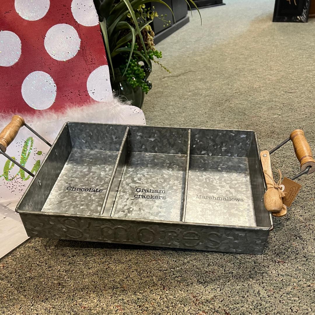 Smores Labeled Tin Tray Set