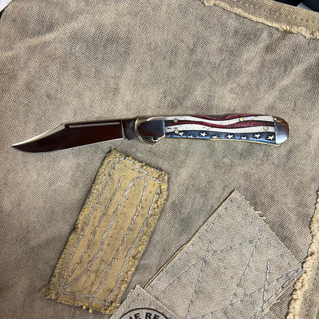 Star Spangled Series Embellished Smooth Natural Bone Mini CopperLock®