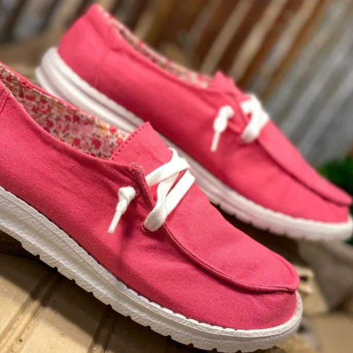 Holly 3 Pink No Tie Sneaker