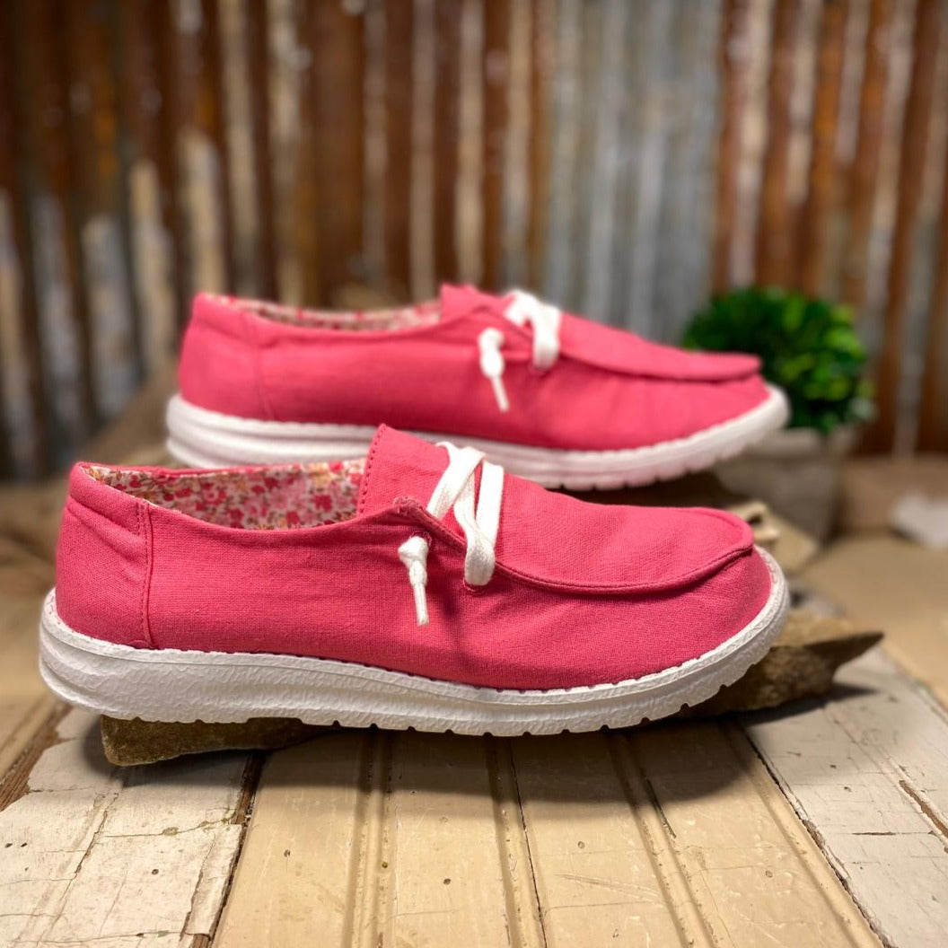 Holly 3 Pink No Tie Sneaker