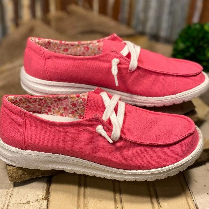 Holly 3 Pink No Tie Sneaker