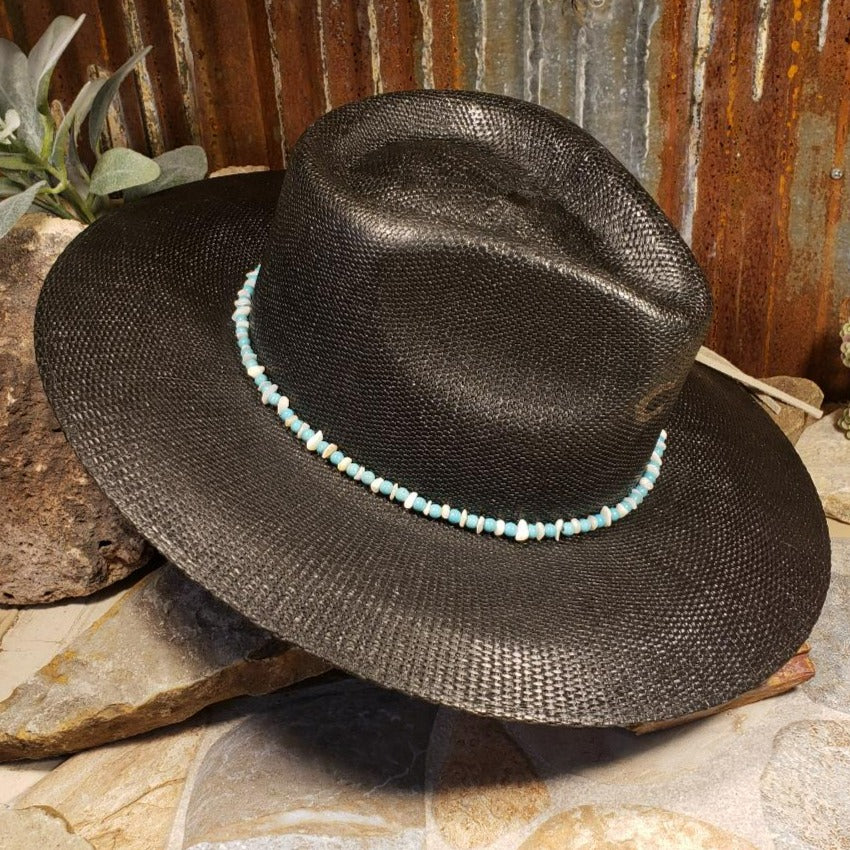 Midnight Toker Black Straw Hat