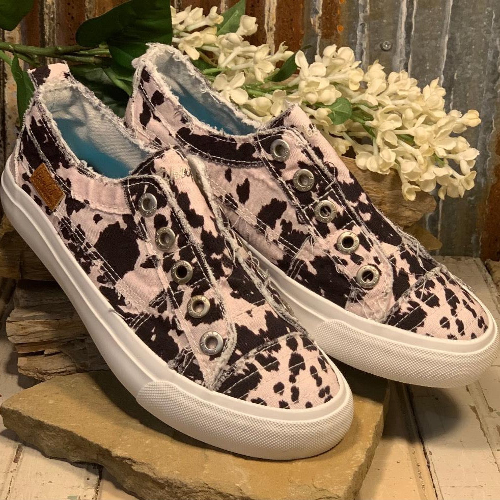 Play Animal Print Canvas Slip On Sneaker