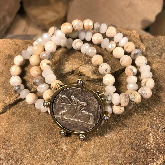 Triple Strand La Lune Mix Bracelet