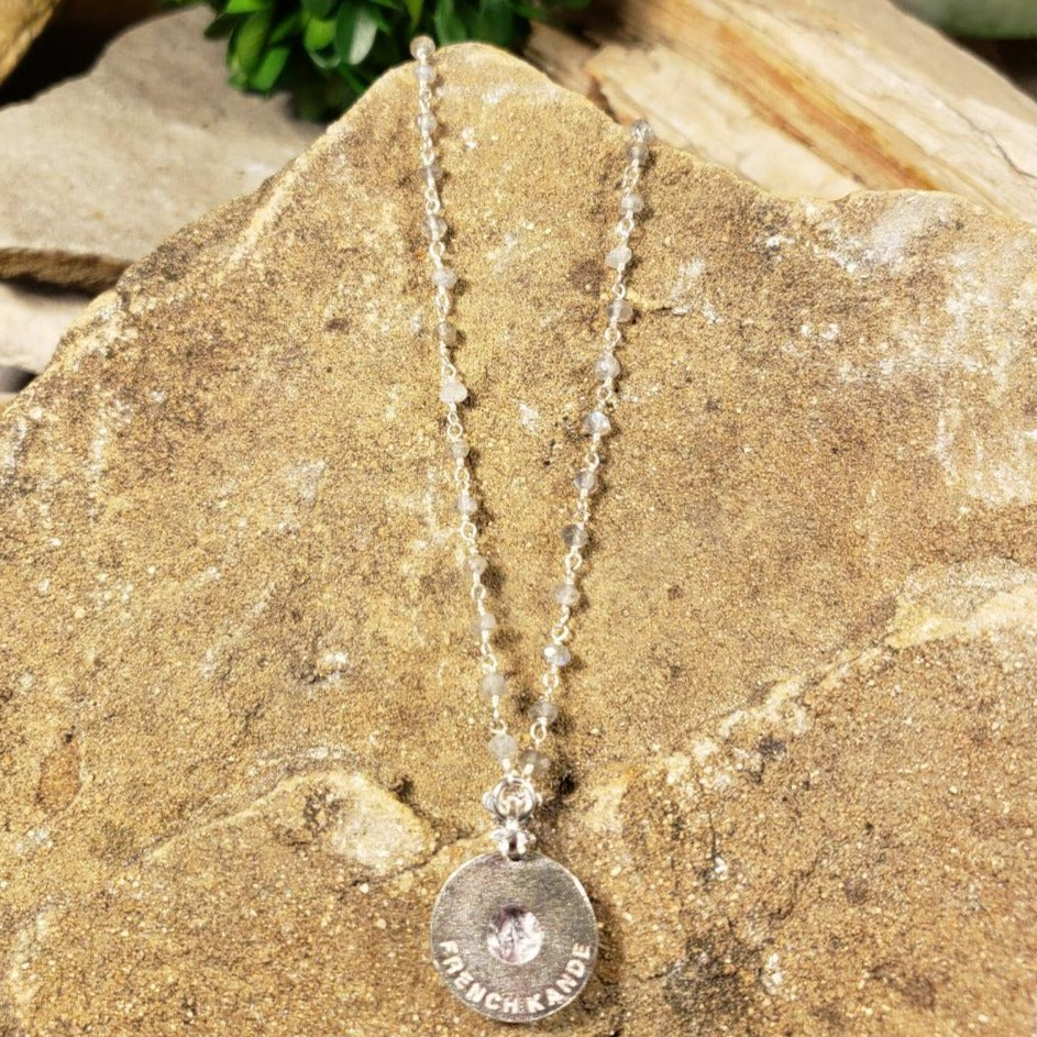Micro Lab Sterling Clad Necklace