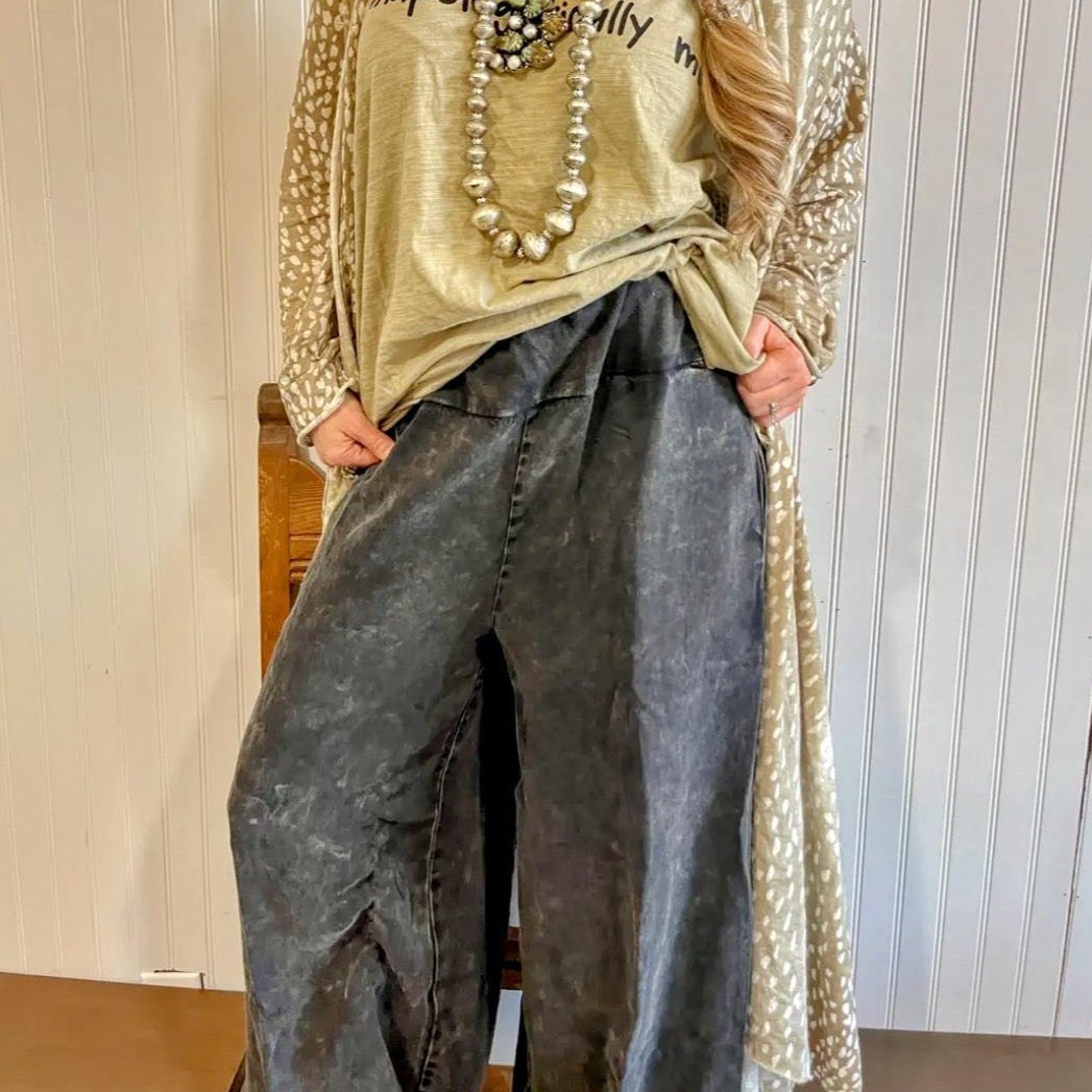 Distressed Gypsy Tinsel Pants