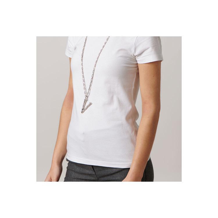 Letter Shaped Pendant in Silver inspired by the Iconic Nail