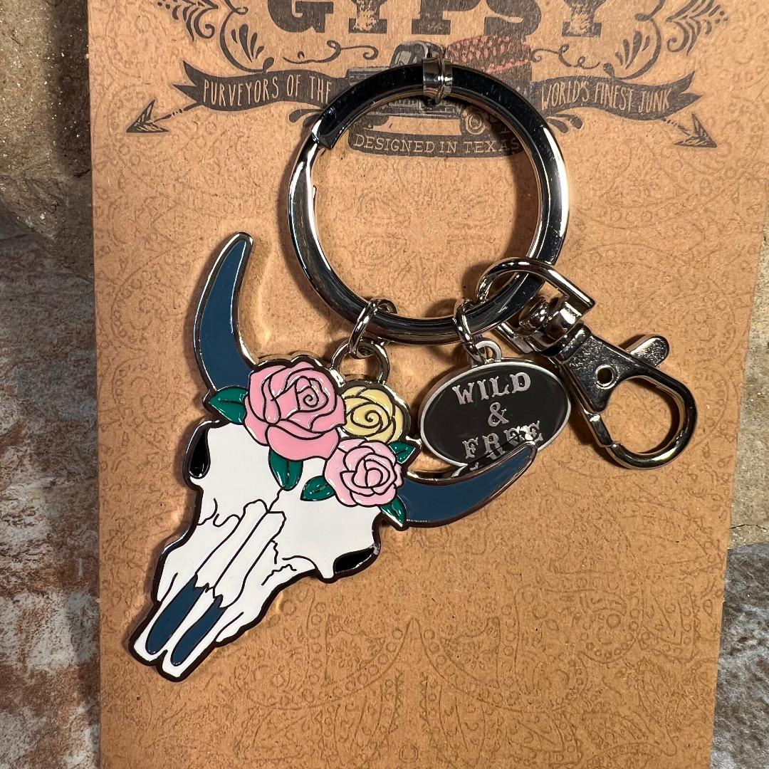 Wild & Free Keyring
