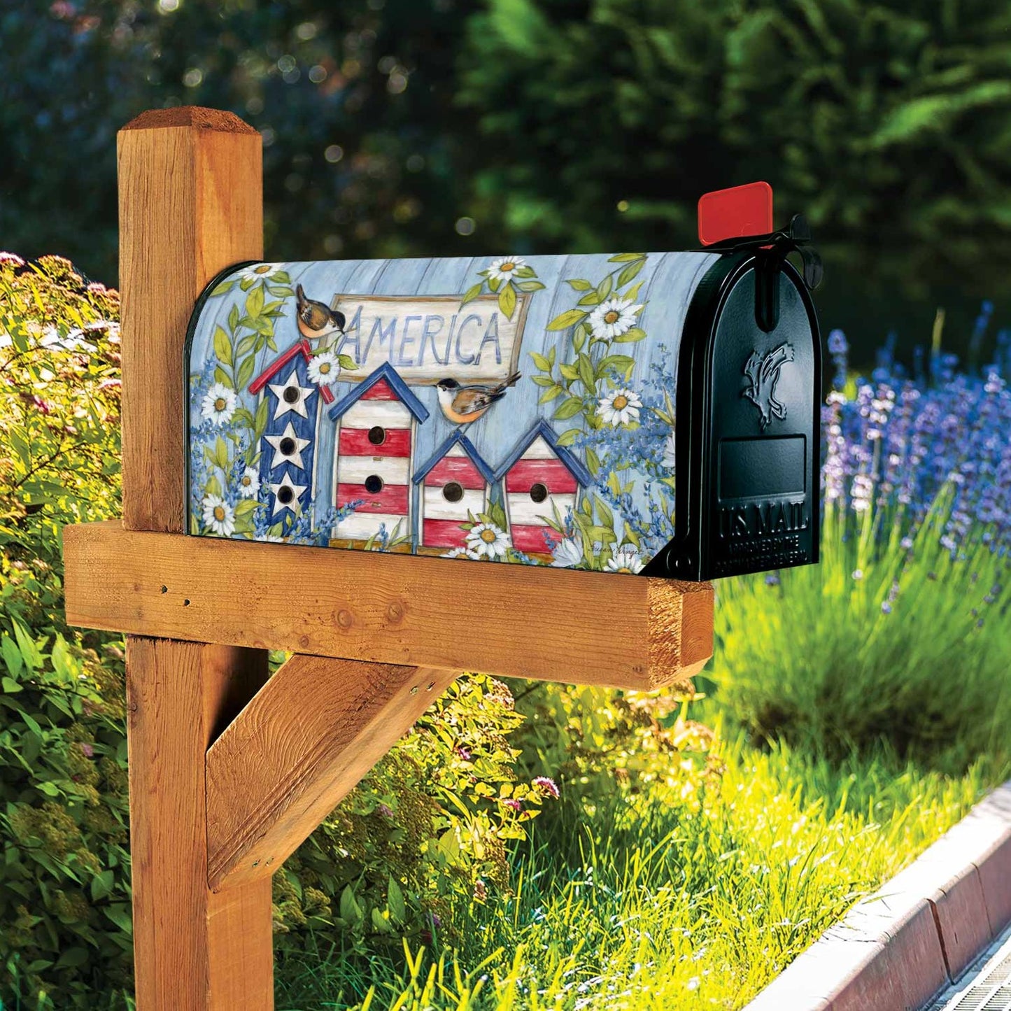 Stars and Stripes Birdhouses MailWrap