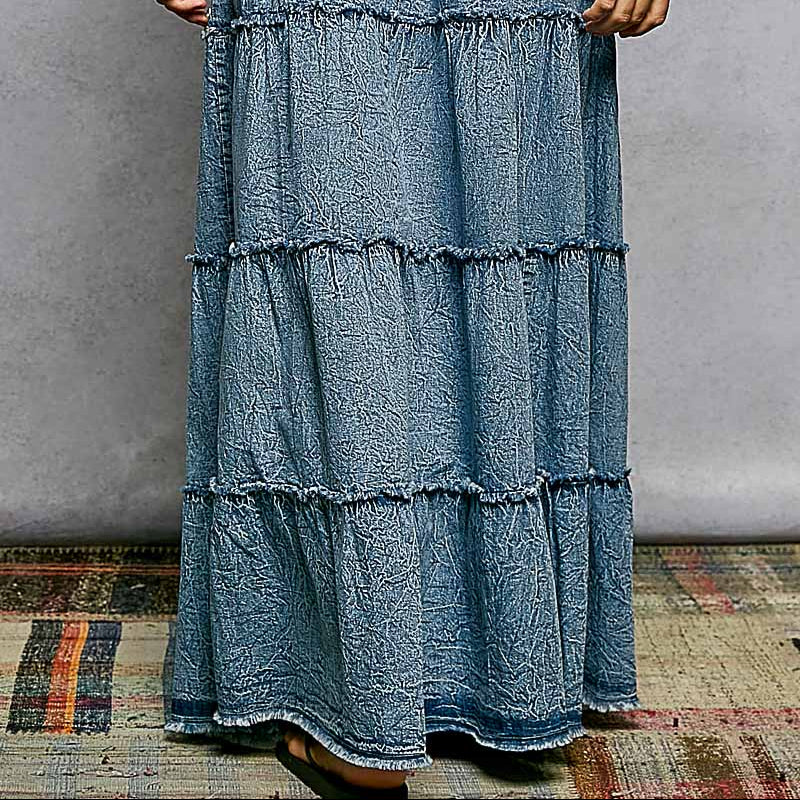 Maxi Skirt With Beads and Bangles