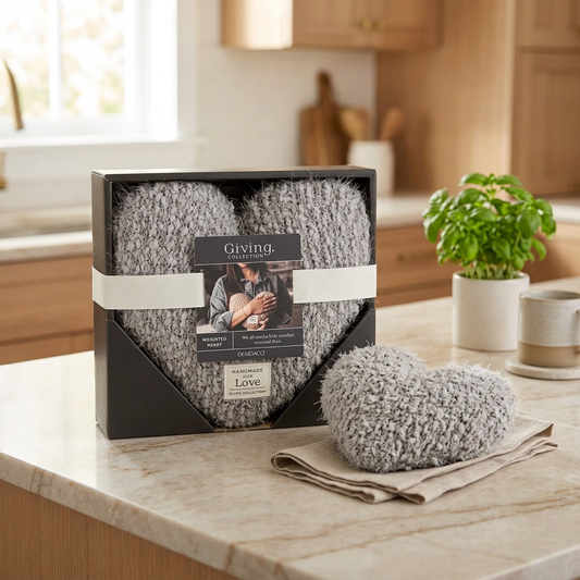 Giving Collection Taupe Weighted Giving Heart 1.85lb
