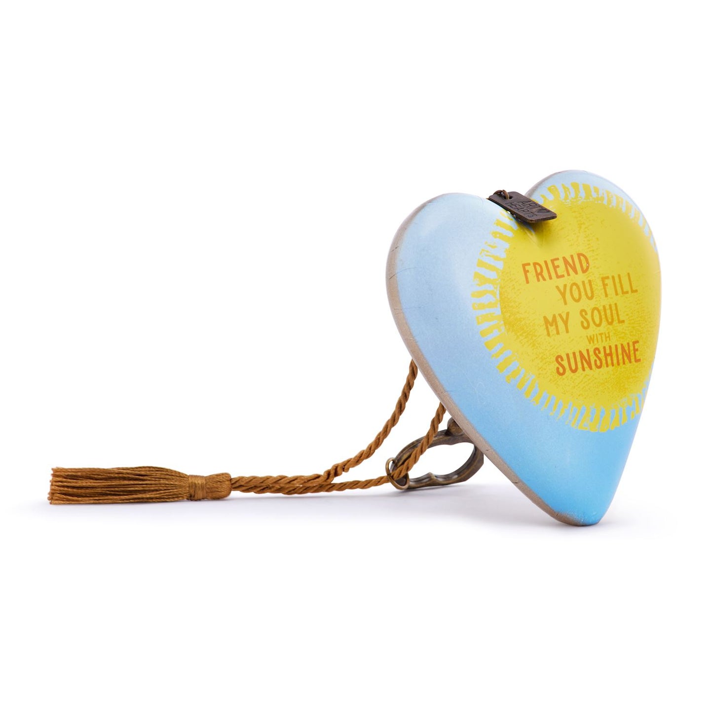 Friend Fill My Soul with Sunshine Art Heart - 3.5in
