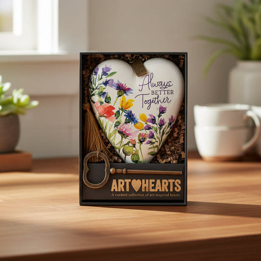 Friends Always Better Together Art Heart - 3.5in