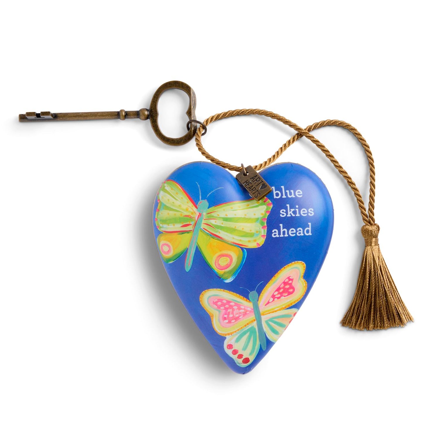 Blues Skies Ahead Art Heart