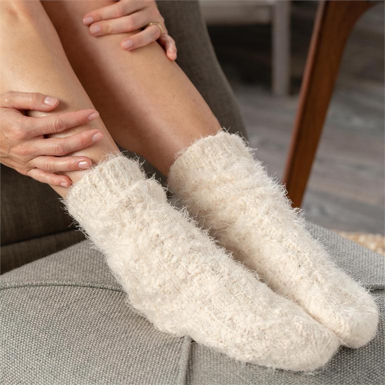 Cream Giving Socks